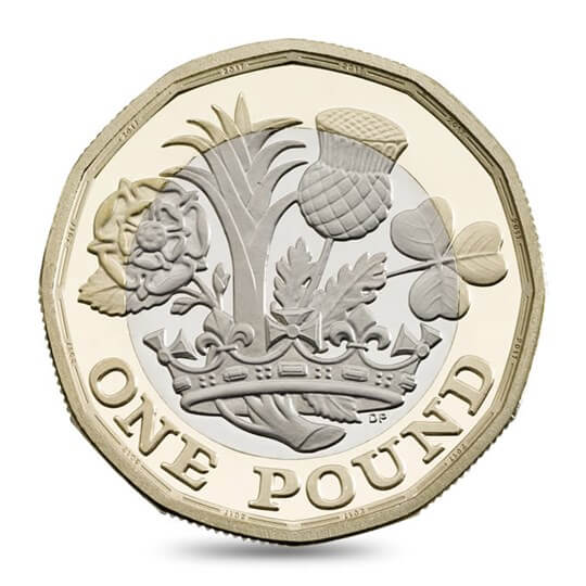 Photo of new UK £1 Coin
